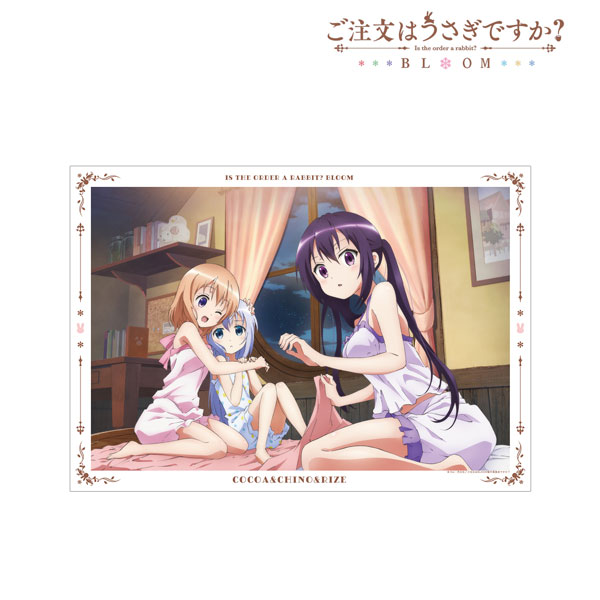 ご注文はうさぎですか? BLOOM ココア&チノ&リゼ A3マット加工ポスター ver.A - AniSmile