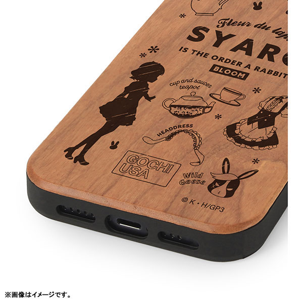 ご注文はうさぎですか? BLOOM シャロ Ani-Sketch ウッドiPhoneケース(対象機種/iPhone X/XS) 画像 3 | AniSmile