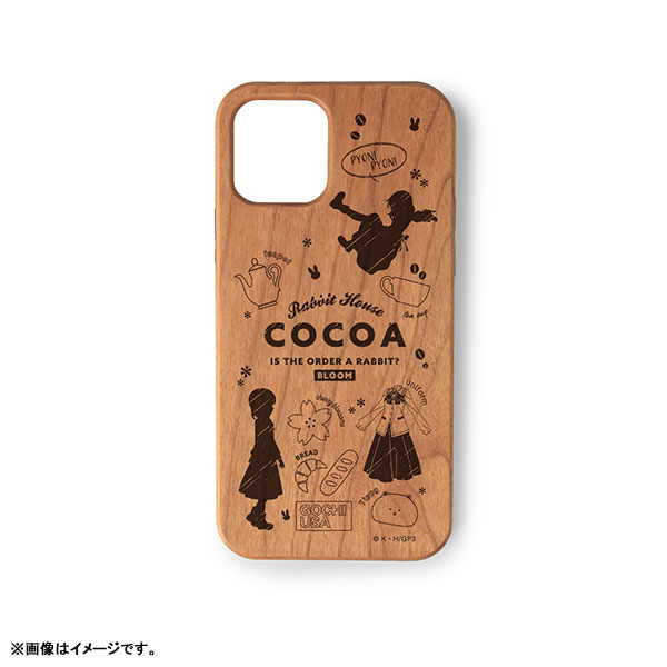 ご注文はうさぎですか? BLOOM ココア Ani-Sketch ウッドiPhoneケース(対象機種/iPhone X/XS) 画像 2 | AniSmile
