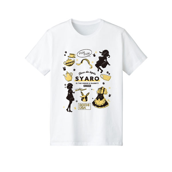 ご注文はうさぎですか? BLOOM シャロ Ani-Sketch Tシャツメンズ(サイズ/XL) 画像 2 | AniSmile