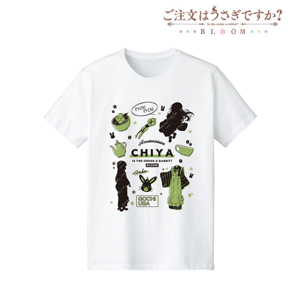 ご注文はうさぎですか? BLOOM 千夜 Ani-Sketch Tシャツレディース(サイズ/XXL) - 公式商品画像 | AniSmile