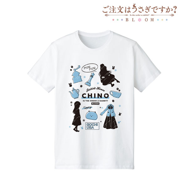ご注文はうさぎですか? BLOOM チノ Ani-Sketch Tシャツメンズ(サイズ/XL) - 公式商品画像 | AniSmile