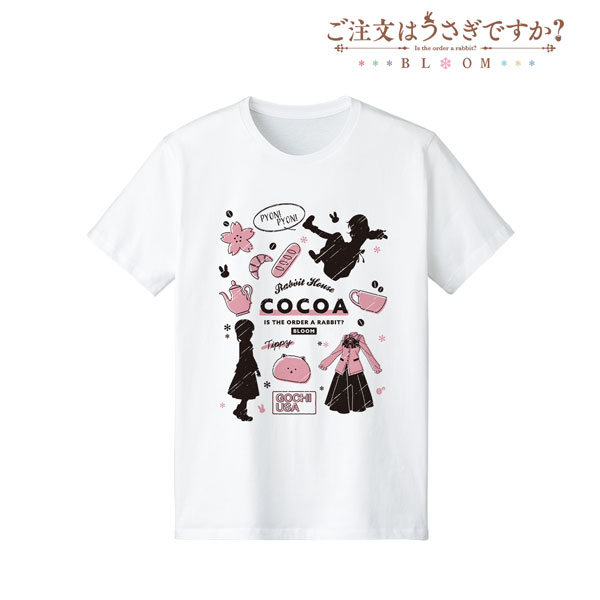 ご注文はうさぎですか? BLOOM ココア Ani-Sketch Tシャツレディース(サイズ/XL) - 公式商品画像 | AniSmile