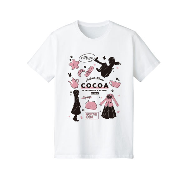 ご注文はうさぎですか? BLOOM ココア Ani-Sketch Tシャツメンズ(サイズ/XXXL) 画像 2 | AniSmile