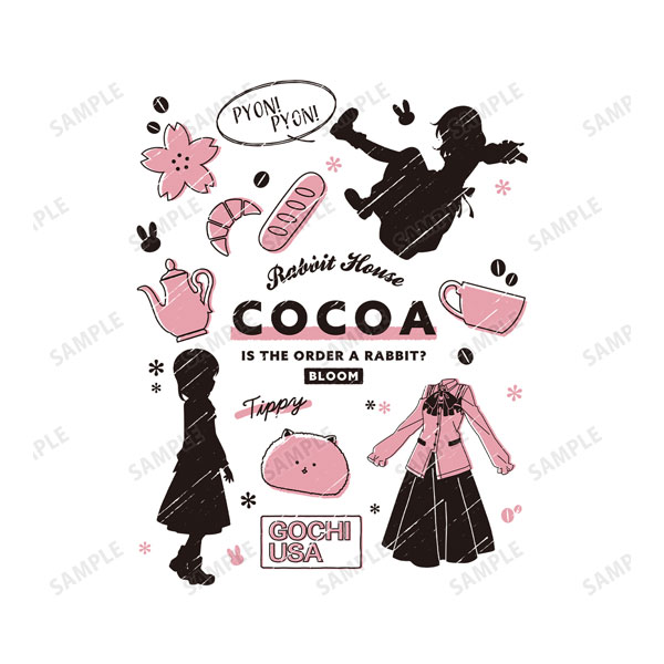 ご注文はうさぎですか? BLOOM ココア Ani-Sketch パーカーメンズ(サイズ/XS) 画像 5 | AniSmile
