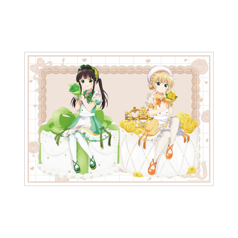 ご注文はうさぎですか? BLOOM 描き下ろし 千夜&シャロ お座りケーキver. A3マット加工ポスター 画像 2 | AniSmile
