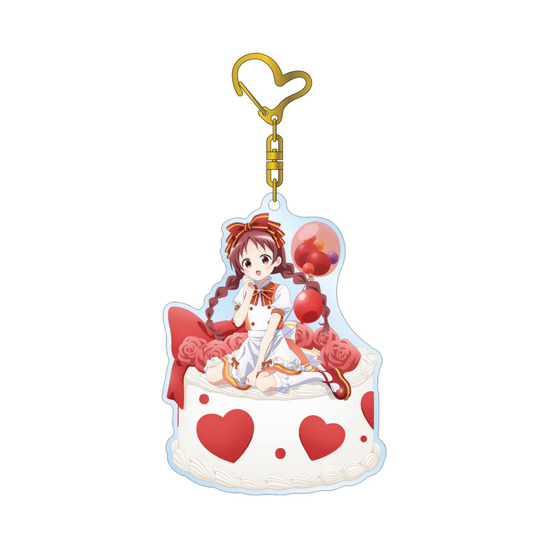 ご注文はうさぎですか? BLOOM 描き下ろし メグ お座りケーキver. BIGアクリルキーホルダー 画像 2 | AniSmile