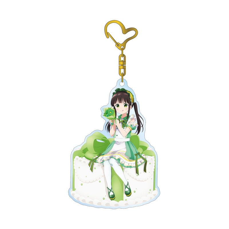 ご注文はうさぎですか? BLOOM 描き下ろし 千夜 お座りケーキver. BIGアクリルキーホルダー 画像 2 | AniSmile