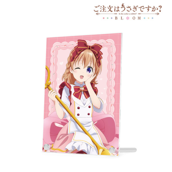 ご注文はうさぎですか? BLOOM 描き下ろし ココア お座りケーキver. A5アクリルパネル - 公式商品画像 | AniSmile