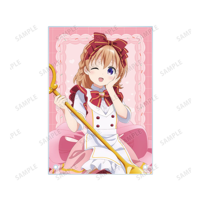 ご注文はうさぎですか? BLOOM 描き下ろし ココア お座りケーキver. A5アクリルパネル 画像 4 | AniSmile