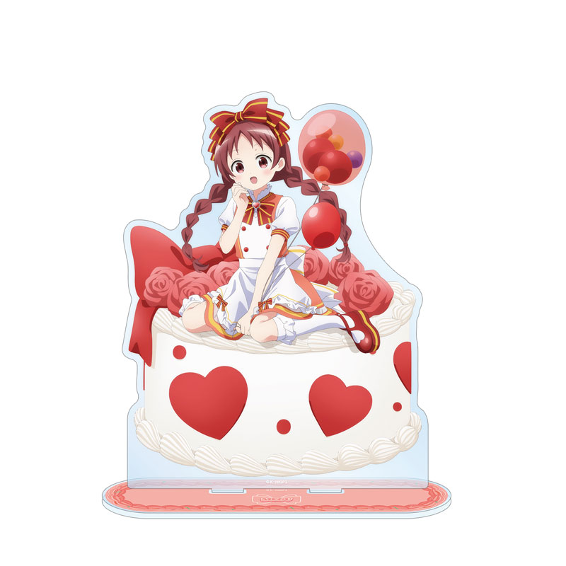 ご注文はうさぎですか? BLOOM 描き下ろし メグ お座りケーキver. 特大アクリルスタンド 画像 2 | AniSmile