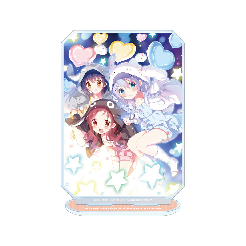 ご注文はうさぎですか? BLOOM チノ&マヤ&メグ BIGアクリルスタンド 画像 2 | AniSmile