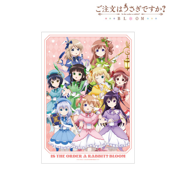 ご注文はうさぎですか? BLOOM 描き下ろし 集合 魔法少女ver. A3マット加工ポスター - 公式商品画像 | AniSmile