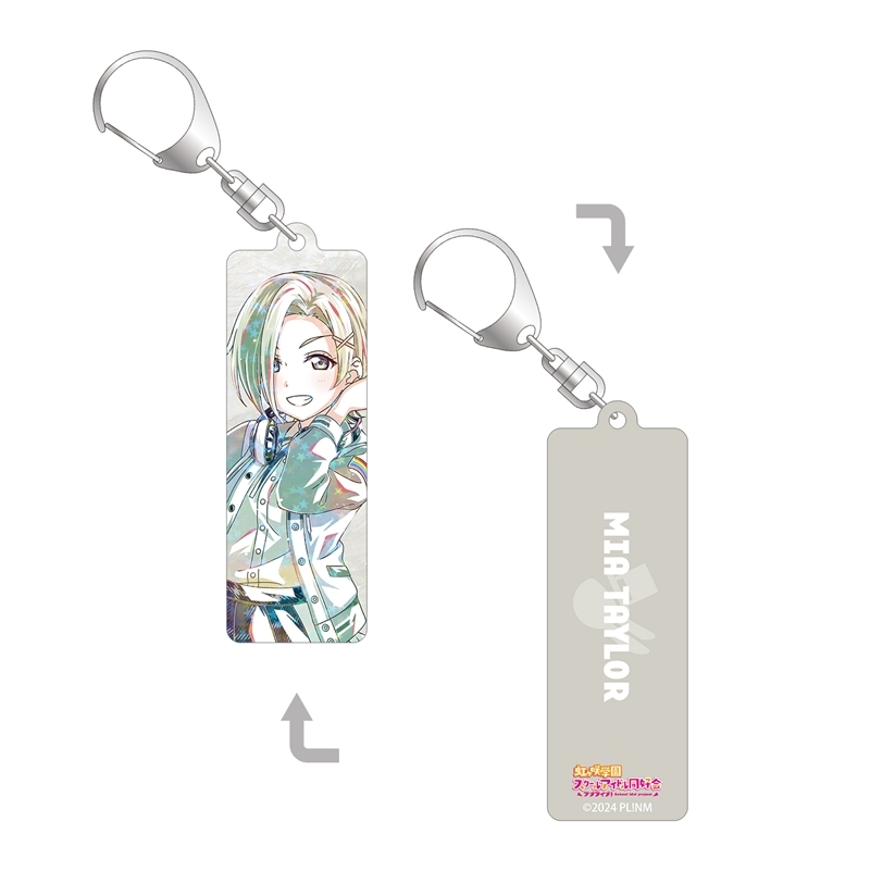 ラブライブ!虹ヶ咲学園スクールアイドル同好会 描き下ろし ミア・テイラー ミラクル STAY TUNE! Ani-Art ホログラムスティックアクリルキーホルダー - 公式商品画像 | AniSmile