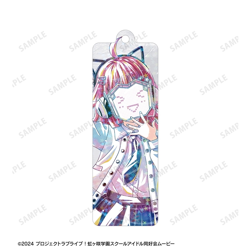ラブライブ!虹ヶ咲学園スクールアイドル同好会 描き下ろし 天王寺璃奈 ミラクル STAY TUNE! Ani-Art ホログラムスティックアクリルキーホルダー 画像 3 | AniSmile