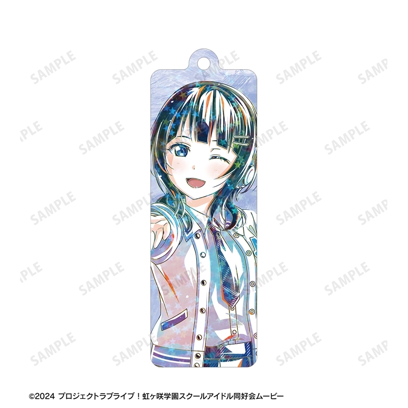 ラブライブ!虹ヶ咲学園スクールアイドル同好会 描き下ろし 朝香果林 ミラクル STAY TUNE! Ani-Art ホログラムスティックアクリルキーホルダー 画像 3 | AniSmile