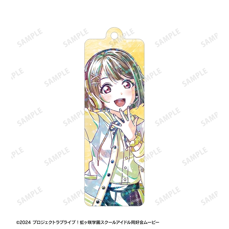 ラブライブ!虹ヶ咲学園スクールアイドル同好会 描き下ろし 中須かすみ ミラクル STAY TUNE! Ani-Art ホログラムスティックアクリルキーホルダー 画像 3 | AniSmile