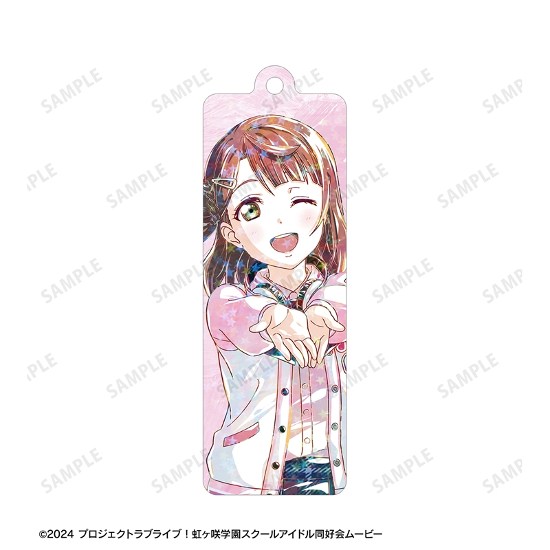 ラブライブ!虹ヶ咲学園スクールアイドル同好会 描き下ろし 上原歩夢 ミラクル STAY TUNE! Ani-Art ホログラムスティックアクリルキーホルダー 画像 3 | AniSmile