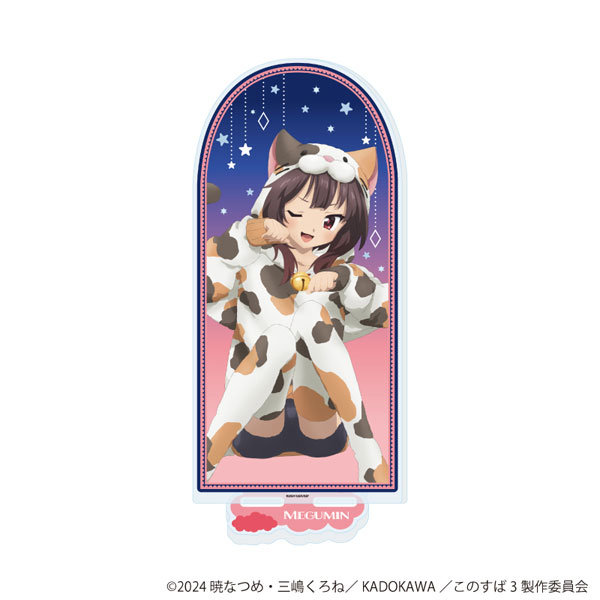 BIGアクリルスタンド「この素晴らしい世界に祝福を!3」02/めぐみん アニマルパジャマver.(描き下ろしイラスト) - 公式商品画像 | AniSmile
