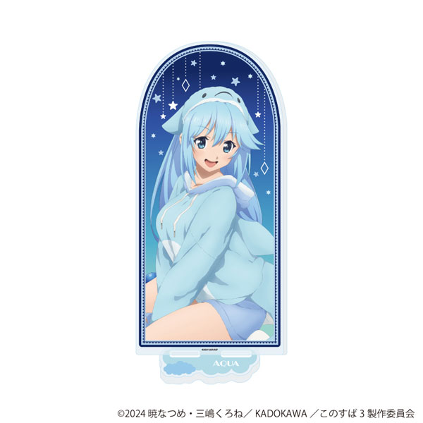 BIGアクリルスタンド「この素晴らしい世界に祝福を!3」01/アクア アニマルパジャマver.(描き下ろしイラスト) - 公式商品画像 | AniSmile