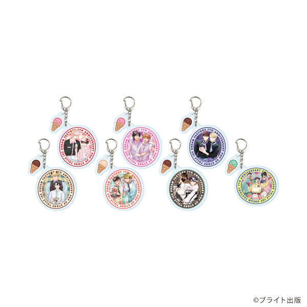 パーツ付きアクリルキーホルダー「Tulle Ice Cream Factory -7th Anniversary-」01/ブラインド(全7種)(描き下ろしイラスト) - 公式商品画像 | AniSmile