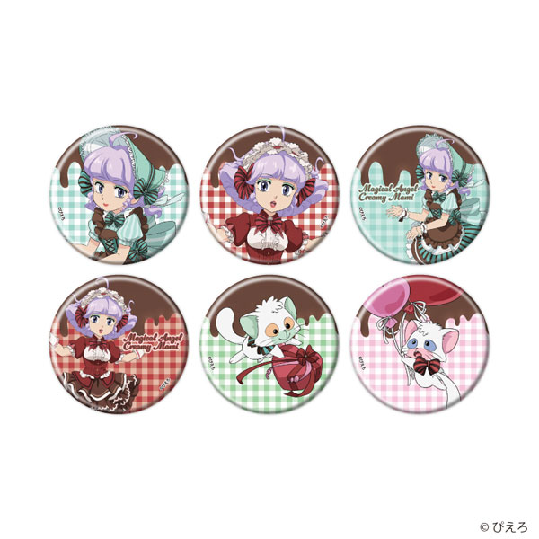 缶バッジ「魔法の天使クリィミーマミ」12/ドルチェver. ブラインド(全6種)(描き下ろしイラスト) - 公式商品画像 | AniSmile