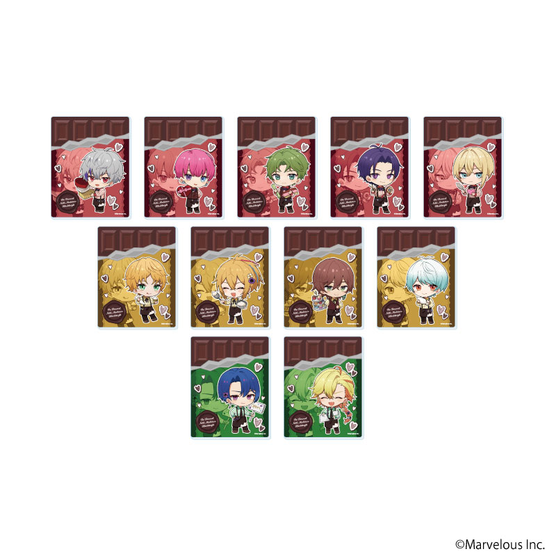 アクリルカード「千銃士:Rhodoknight」02/バレンタインver. ブラインド(全11種)(ミニキャライラスト) 画像 2 | AniSmile
