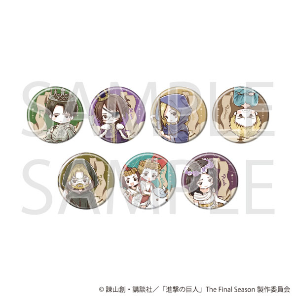 缶バッジ「TVアニメ『進撃の巨人』The Final Season」02/タロットver. Bセット ブラインド(全7種)(グラフアートイラスト) - 公式商品画像 | AniSmile
