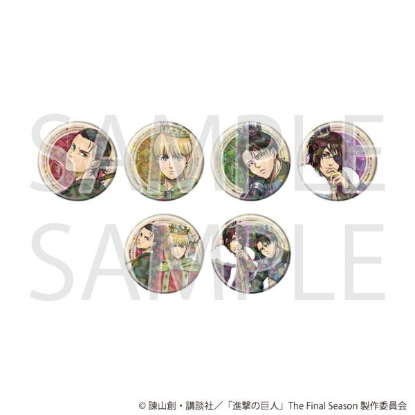 ホログラム缶バッジ(57mm)「TVアニメ『進撃の巨人』The Final Season」02/タロットver. ブラインド(全6種)(描き下ろしイラスト) - 公式商品画像 | AniSmile