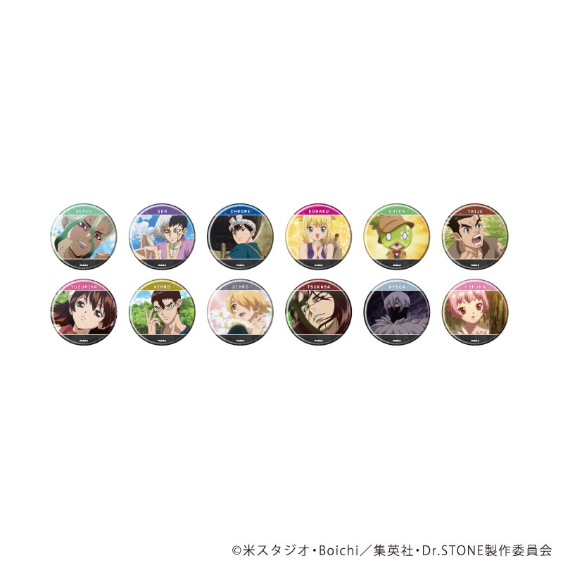 缶バッジ「Dr.STONE」36/ブラインド(全12種)(場面写イラスト) 画像 2 | AniSmile