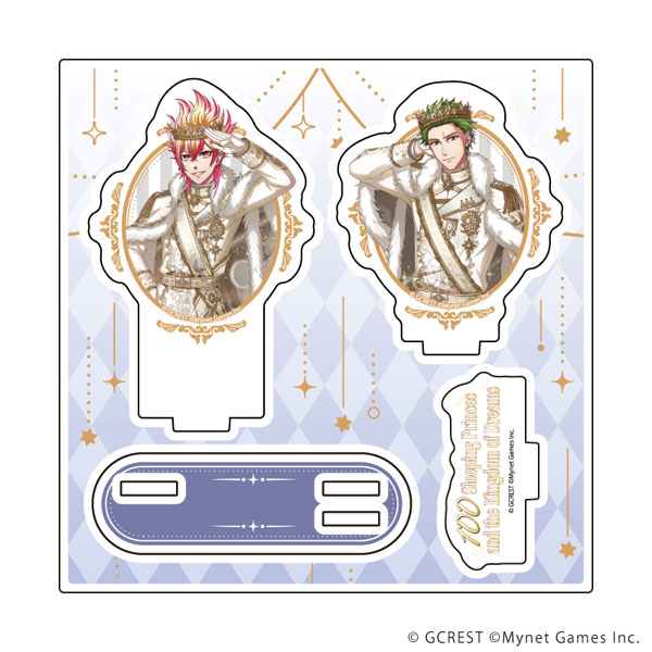アクリルスタンドプレート「夢王国と眠れる100人の王子様」56/カルロ&澄快(公式イラスト) - 公式商品画像 | AniSmile