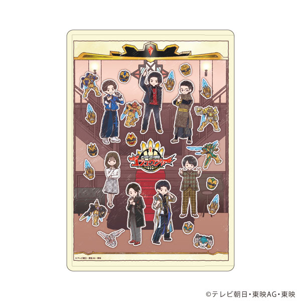 キャラクリアケース ナンバーワン戦隊ゴジュウジャー 02 集合デザインB(グラフアートイラスト) - AniSmile