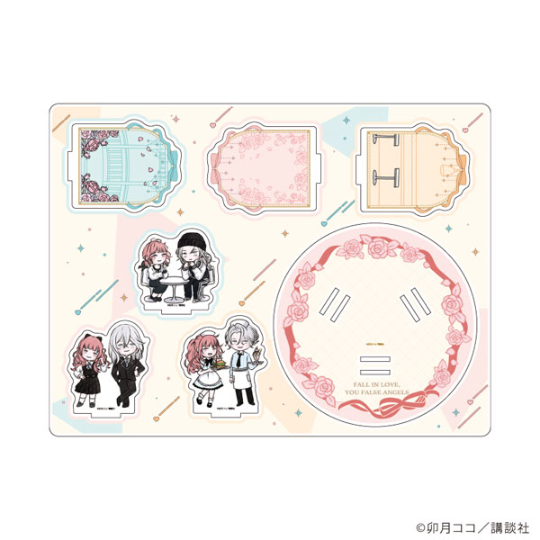 アクリルジオラマ「恋せよまやかし天使ども」01/集合デザイン(グラフアートイラスト) - 公式商品画像 | AniSmile