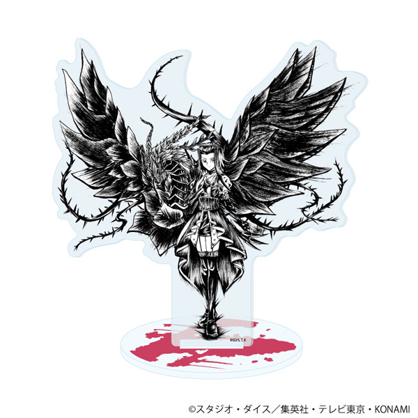 アクリルスタンド「遊☆戯☆王5D's」12/十六夜アキ&ブラック・ローズ・ドラゴン(墨絵イラスト) - 公式商品画像 | AniSmile