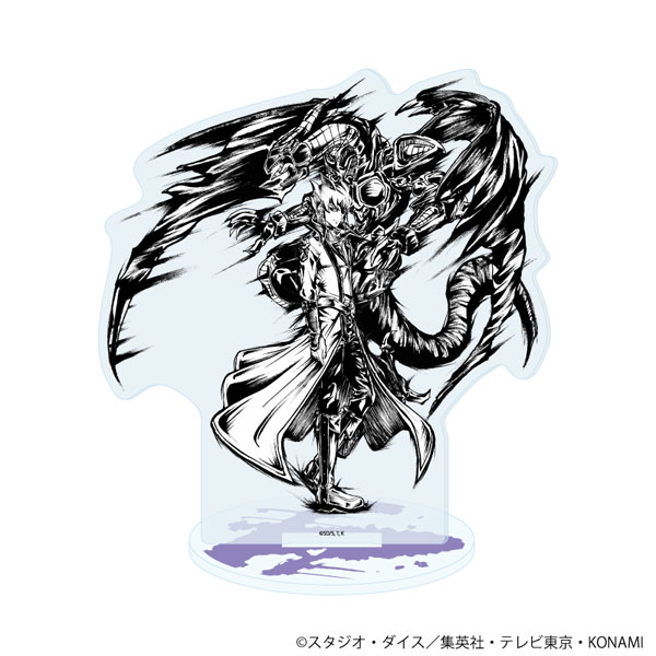 アクリルスタンド「遊☆戯☆王5D's」11/ジャック・アトラス&レッド・デーモンズ・ドラゴン(墨絵イラスト) - 公式商品画像 | AniSmile