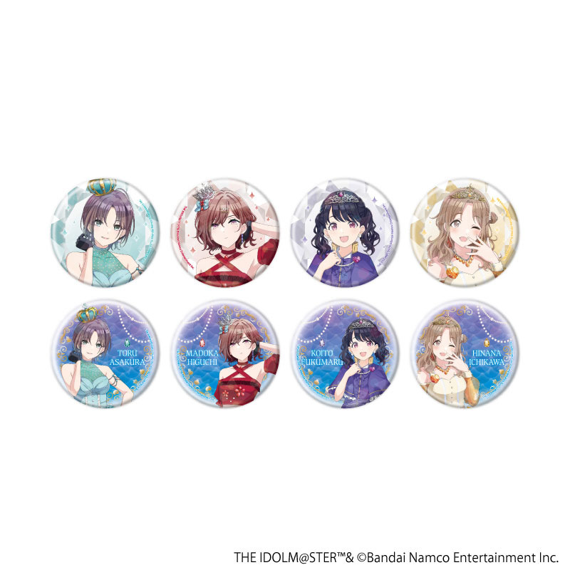 ホログラム缶バッジ(57mm)「アイドルマスター シャイニーカラーズ」01/宝石人魚ver. トレーディング(全8種)(描き下ろしイラスト) 画像 2 | AniSmile