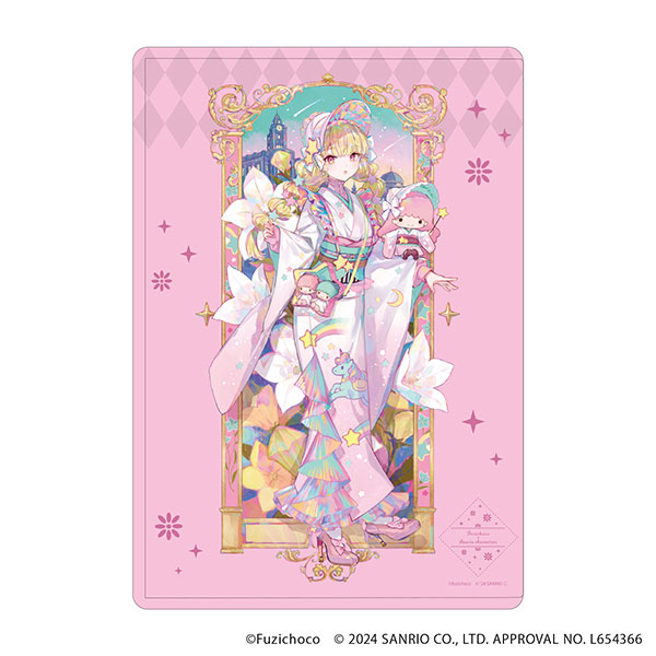 キャラクリアケース 藤ちょこ×サンリオキャラクターズ 03 リトルツインスターズ ララVer.(コラボイラスト) - 公式商品画像 | AniSmile