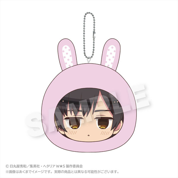 ヘタリア World★Stars クッションキーホルダー アニマルパーカーver. 日本 - 公式商品画像 | AniSmile