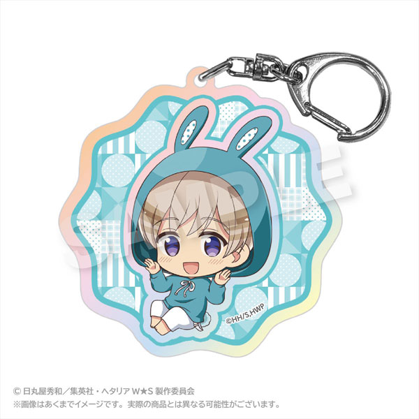 ヘタリア World★Stars ホログラムキーホルダー アニマルパーカーver. フィンランド - 公式商品画像 | AniSmile