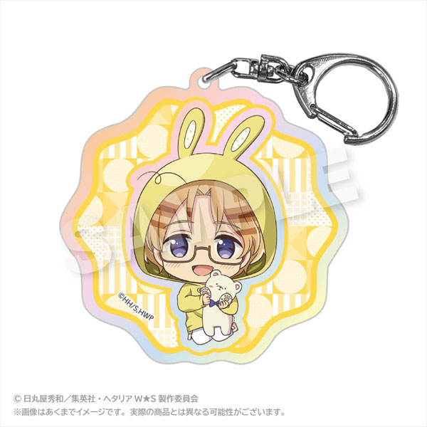 ヘタリア World★Stars ホログラムキーホルダー アニマルパーカーver. カナダ - 公式商品画像 | AniSmile