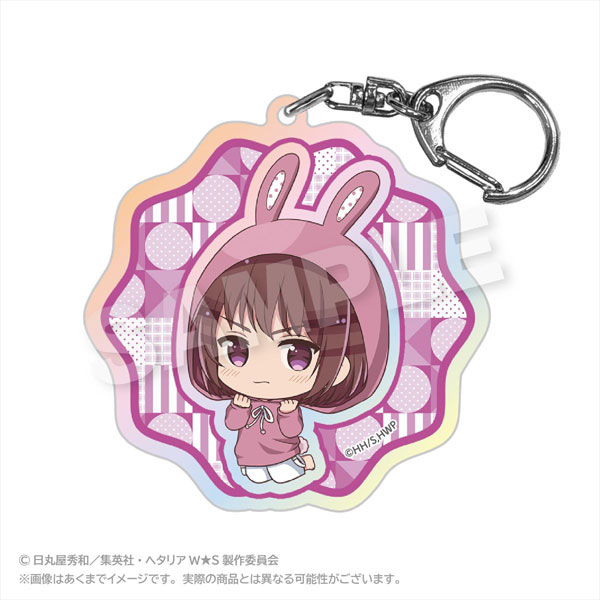 ヘタリア World★Stars ホログラムキーホルダー アニマルパーカーver. チェコ - 公式商品画像 | AniSmile