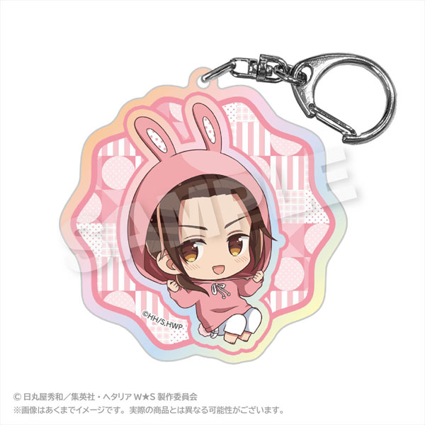 ヘタリア World★Stars ホログラムキーホルダー アニマルパーカーver. 中国 - 公式商品画像 | AniSmile