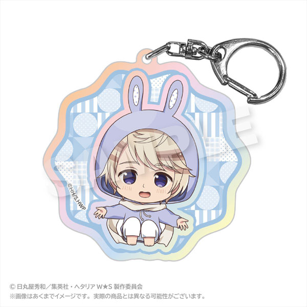 ヘタリア World★Stars ホログラムキーホルダー アニマルパーカーver. ロシア - 公式商品画像 | AniSmile