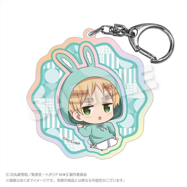 ヘタリア World★Stars ホログラムキーホルダー アニマルパーカーver. イギリス - 公式商品画像 | AniSmile