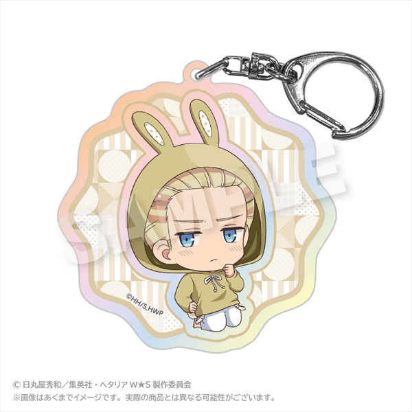ヘタリア World★Stars ホログラムキーホルダー アニマルパーカーver. ドイツ - 公式商品画像 | AniSmile