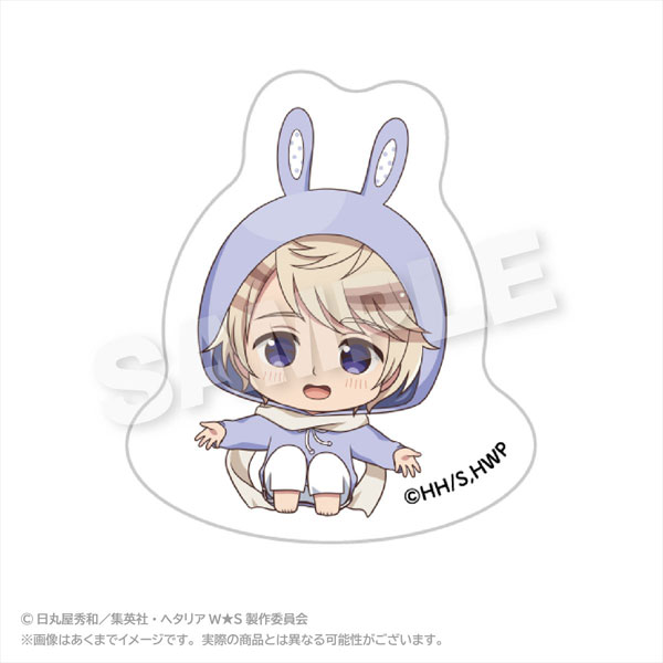 ヘタリア World★Stars ゆらゆらアクリルマスコット アニマルパーカーver. ロシア - 公式商品画像 | AniSmile