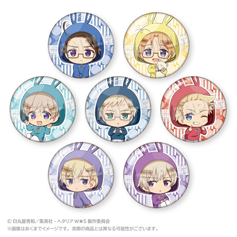 ヘタリア World★Stars トレーディング缶バッジ アニマルパーカーver. Cボックス - 公式商品画像 | AniSmile