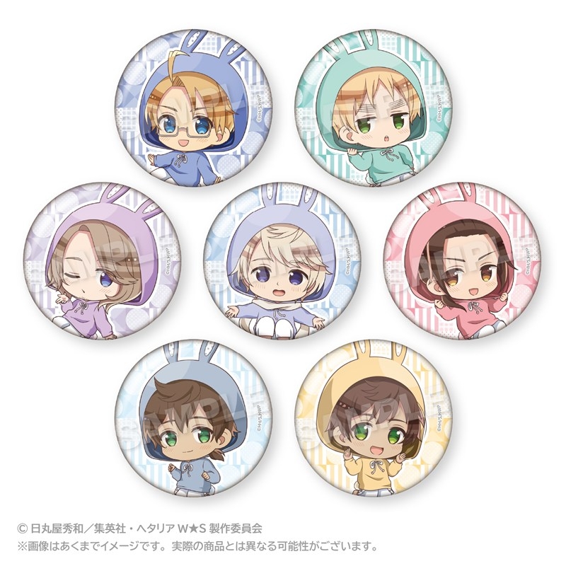 ヘタリア World★Stars トレーディング缶バッジ アニマルパーカーver. Bボックス - 公式商品画像 | AniSmile