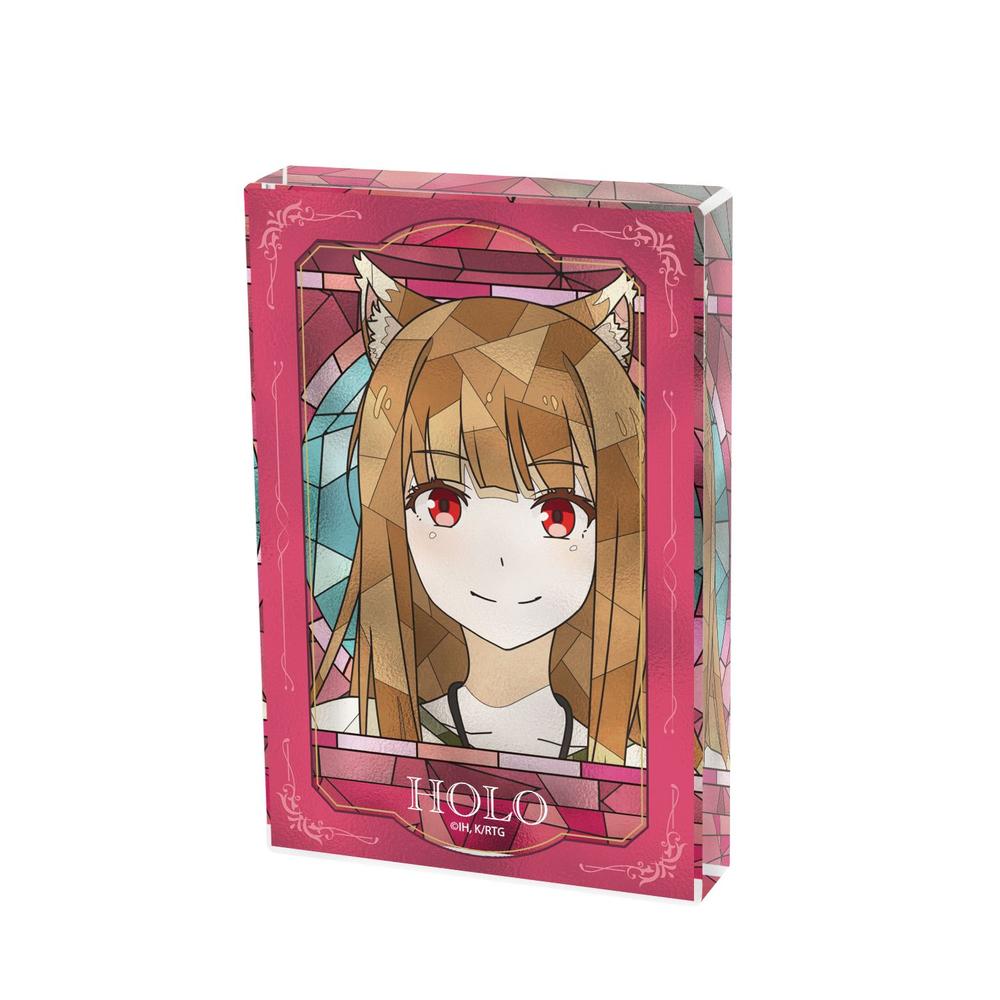 TVアニメ『狼と香辛料 MERCHANT MEETS THE WISE WOLF』 ホロ Aure Glass アクリルブロック ver.D 画像 3 | AniSmile