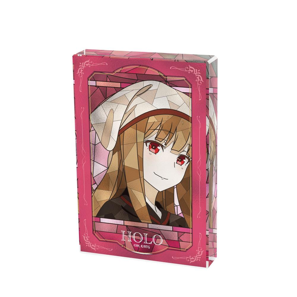 TVアニメ『狼と香辛料 MERCHANT MEETS THE WISE WOLF』 ホロ Aure Glass アクリルブロック ver.C 画像 3 | AniSmile